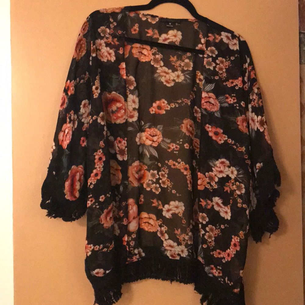 Floral kimono